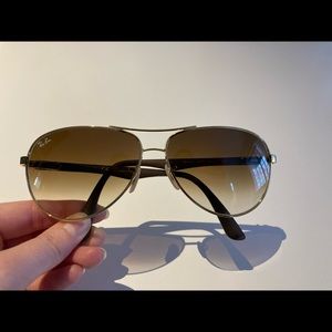 RayBan aviator RB8313 Lens height 51mm Bridge width 61 13 mm Perfect condition